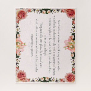 Puzzle PSALM 1:1-3 Botanic Design,