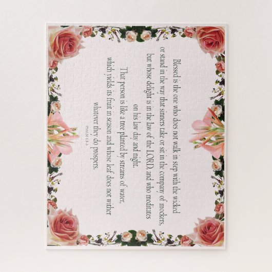 Puzzle PSAUM 1:1-3 Botanic design, (Vertical)