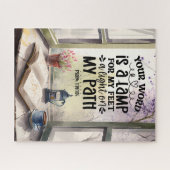 Puzzle Psaume 119:105 Votre Parole est un Verset Bible La (Horizontal)