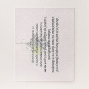 Puzzle Psaume 11 Ecriture Art - Justice Divine & Confianc