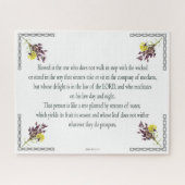 Puzzle Psaume 1:1-3, Béni est celui qui (Horizontal)