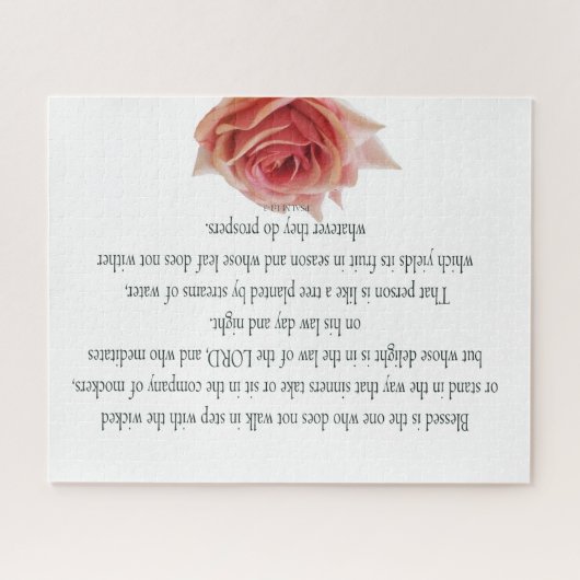 Puzzle Psaume 1, Law day and Night, Streams of Waters, (Horizontal)