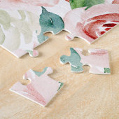 Puzzle Psaume 23:3 Il rétablit mon âme Bible Verse & Rose (Côté)