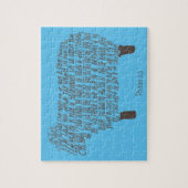 Puzzle Psaume 23 Bible Verse (Vertical)