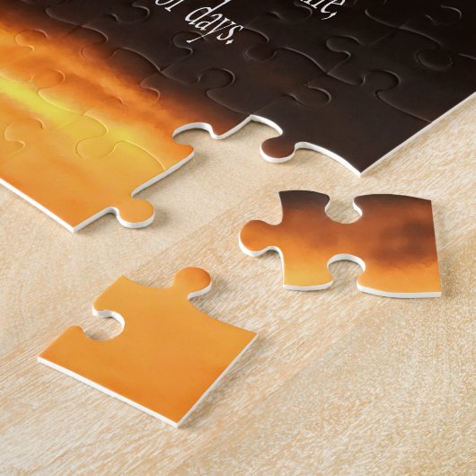 Puzzle Psaume 23, Ciel de feu, Pièces surdimensionnées, P (Côté)