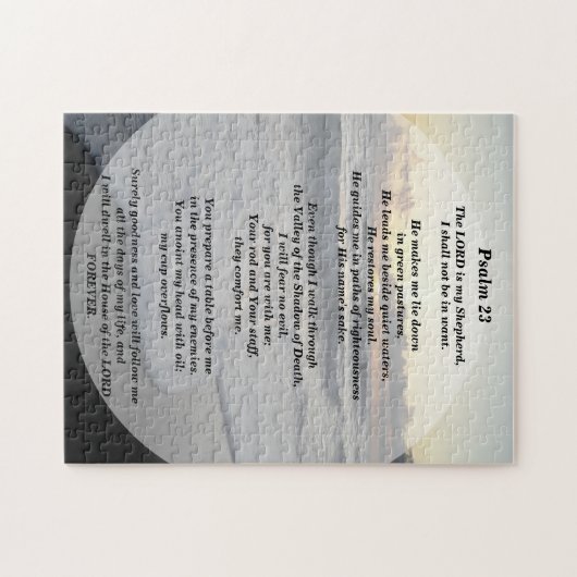 Puzzle Psaume 23 Le Seigneur est mon Berger (Horizontal)