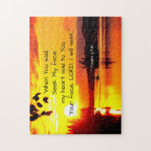 Puzzle Psaume 27:8 Ton Éternel Visage Je Chercherai La Bi (Vertical)