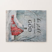 Puzzle Psaume 46:10 Soyez toujours et sachez que je suis  (Horizontal)