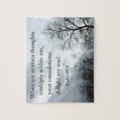 Puzzle Psaume 94:19 Quand mes pensées anxieuses se multip (Vertical)