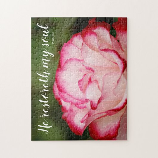 Puzzle Psaume Rose rose variable 23:3 Écriture (Vertical)