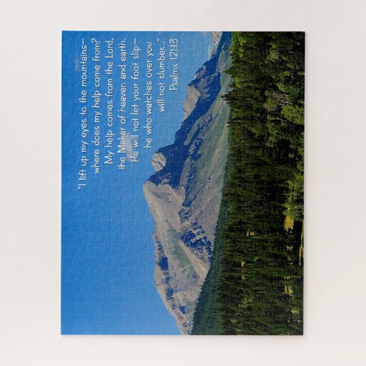 Puzzle Psaumes 121:1-3 (Vertical)