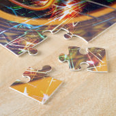 Puzzle Psychadélique Accoustique Guitare, conception de l (Côté)