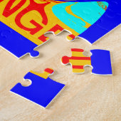 Puzzle Psychedelic Groove : Pop Art Énergie Abstraite (Côté)