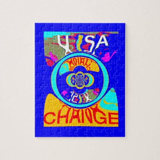 Puzzle Psychedelic Groove : Pop Art Énergie Abstraite (Vertical)