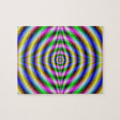 Puzzle Psychedelic Neon Eye Legpuzzel (Horizontaal)