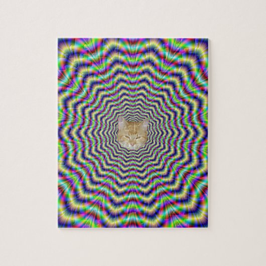 Puzzle Psychedelic Web Star (Vertical)