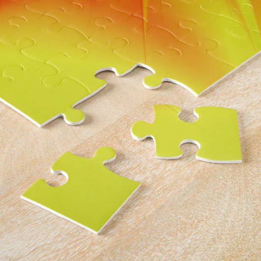 Puzzle Psychédélique colorée moderne Abstrait Nom fractal (Côté)