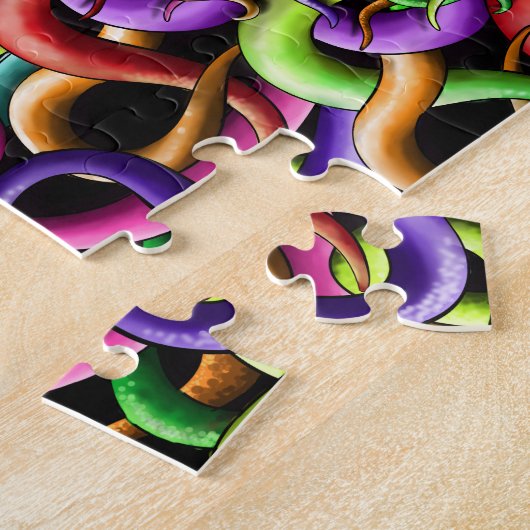 Puzzle psychédélique de tentacules ..... (Côté)