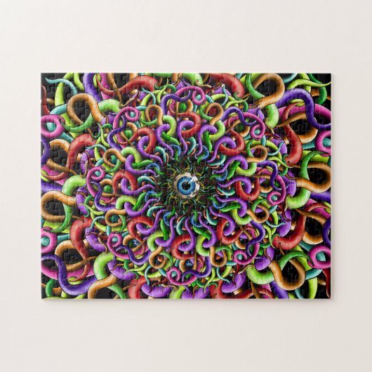Puzzle psychédélique de tentacules ..... (Horizontal)