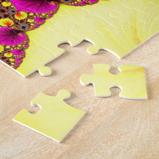 Puzzle Psychédélique Holographique Fractal Abstrait Manda (Côté)