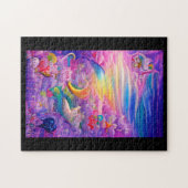Puzzle Psychédélique multicouches rêve imaginaire coloré (Horizontal)