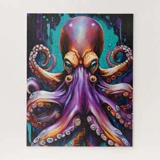 Puzzle Psychédélique Octopus - Encre Surréaliste