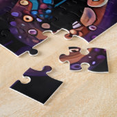Puzzle Psychédélique Octopus - Encre Surréaliste (Côté)