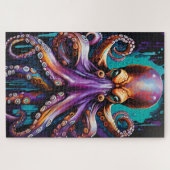 Puzzle Psychédélique Octopus - Encre Surréaliste (Horizontal)