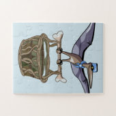 Puzzle Pteranodon Portant Un Panier (Horizontal)