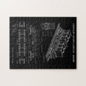 Puzzle PTW Wagon de fluorure d'uranium "Blueprint" Petit (Horizontal)