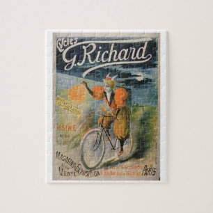 Puzzle Publicité par affichage "G. Richard Cycles", Pari