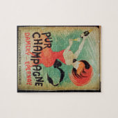 Puzzle Publicité par affichage "Pur Champagne", de (Horizontal)