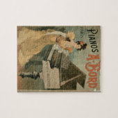 Puzzle Publicité pour "A. Bord Pianos, Paris" (couleur (Horizontal)