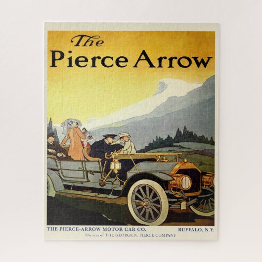 Puzzle Publicité pour les voitures vintage Pierce-Arrow (Vertical)