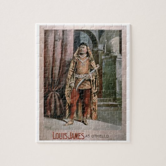 Puzzle Publicité pour "Louis James comme Othello" (Vertical)