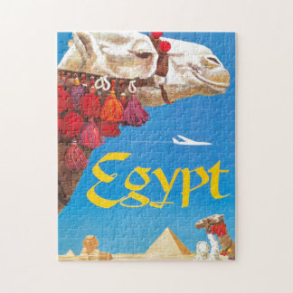 Puzzle Publicité Vintage Egypt Air Travel