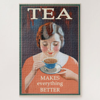 Puzzle Publicité Vintage pour le thé - Améliore
