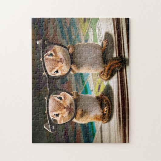 Puzzle Puces dans les lunettes de lecture (Vertical)