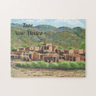 Puzzle Pueblo de Taos, Nouveau Mexique