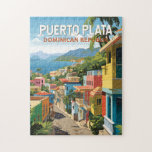 Puzzle Puerto Plata République Dominicaine Voyage Art Vin<br><div class="desc">Conception rétro de portage vectoriel Puerto Plata. Puerto Plata,  officiellement connue sous le nom de San Felipe de Puerto Plata,  est une grande ville côtière de la République Dominicaine,  et capitale de la province de Puerto Plata.</div>