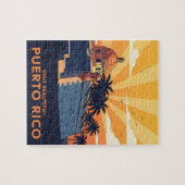 Puzzle Puerto Rico Vintage travel (Horizontal)