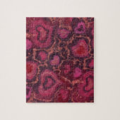 Puzzle Puffy coeur romantique amour rose rouge valentines (Vertical)