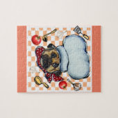 Puzzle Pug Chef (Horizontal)