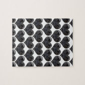 Puzzle Pug Hearts (Horizontal)