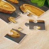 Puzzle Pug Saint-Patrick drôle chanceux Chien (Côté)