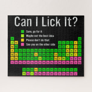Puzzle Puis-je le Lick Table périodique Enseignant Enfant