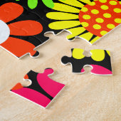 Puzzle Puissance de fleur hippie de printemps rétro (Côté)