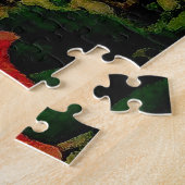 Puzzle Puissance des fleurs rouges (Côté)