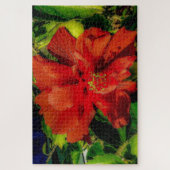 Puzzle Puissance des fleurs rouges (Vertical)