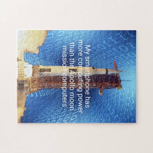 Puzzle Puissance informatique Apollo 11 (Horizontal)